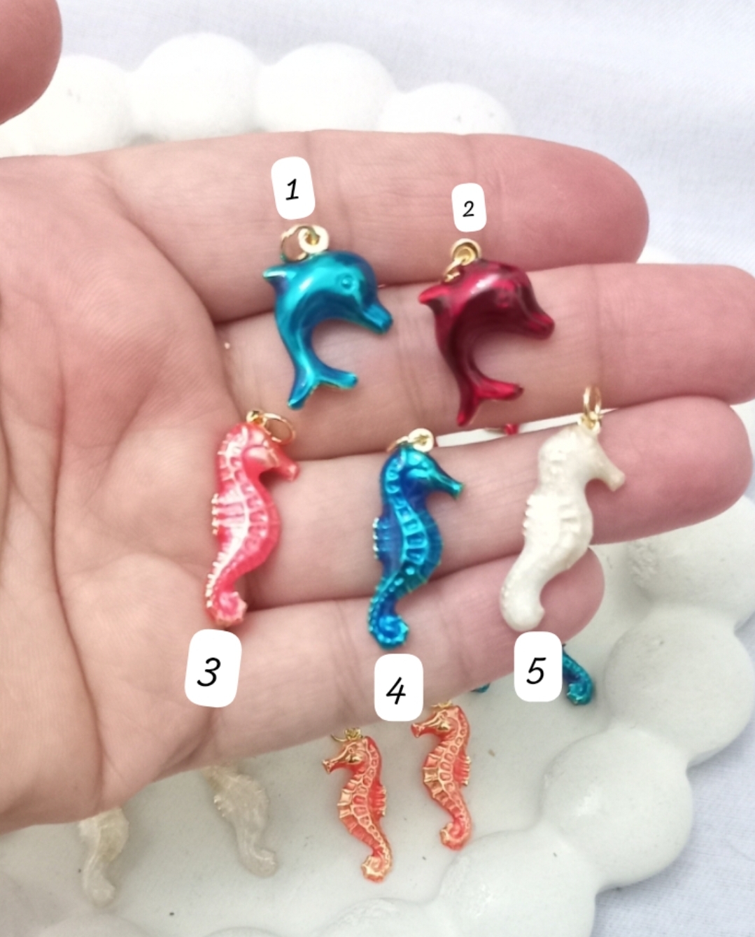 آویز استیل رنگی